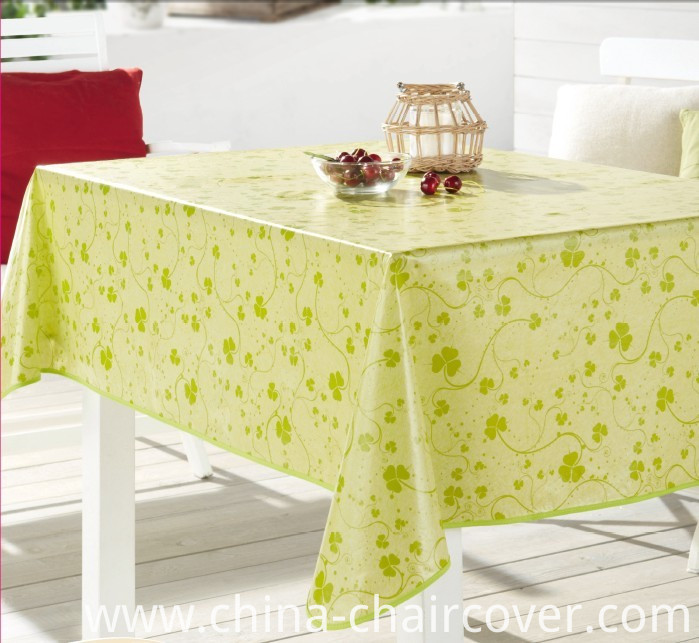 Square Shape PVC Tablecloth Wedding, Home, Party, Hotel Use